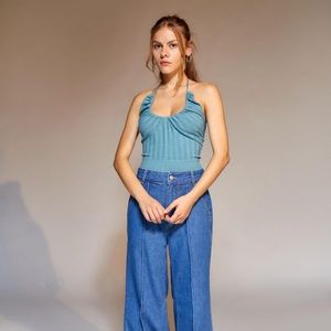 UO Mila Sweater Halter Top